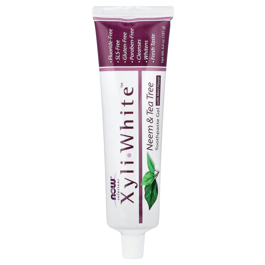 NOW XYLIWHITE NEEM & TEA TREE TOOTHPASTE GEL (3)