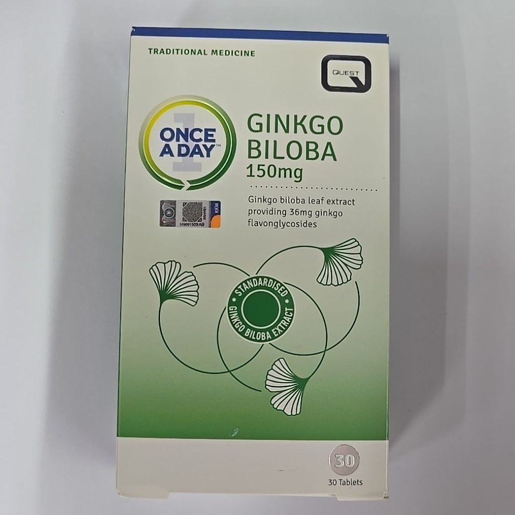 QUEST GINKGO BILOBA EXTRACT TABS 30'S (3)