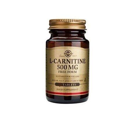 SOLGAR  L CARNITINE 500MG TABS 60'S (3)