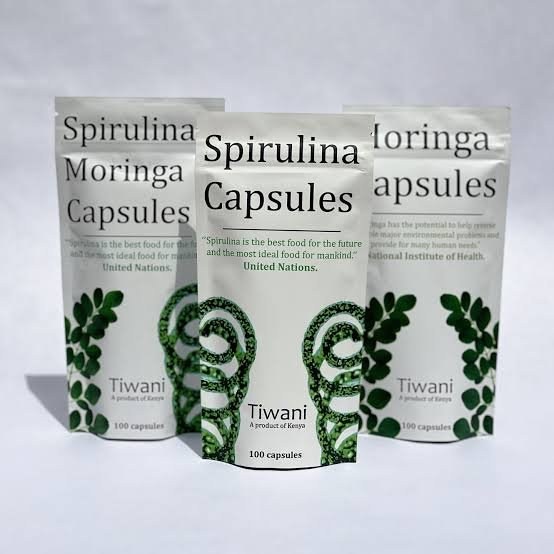 TIWANI SPIRULINA CAPS 100'S (4)