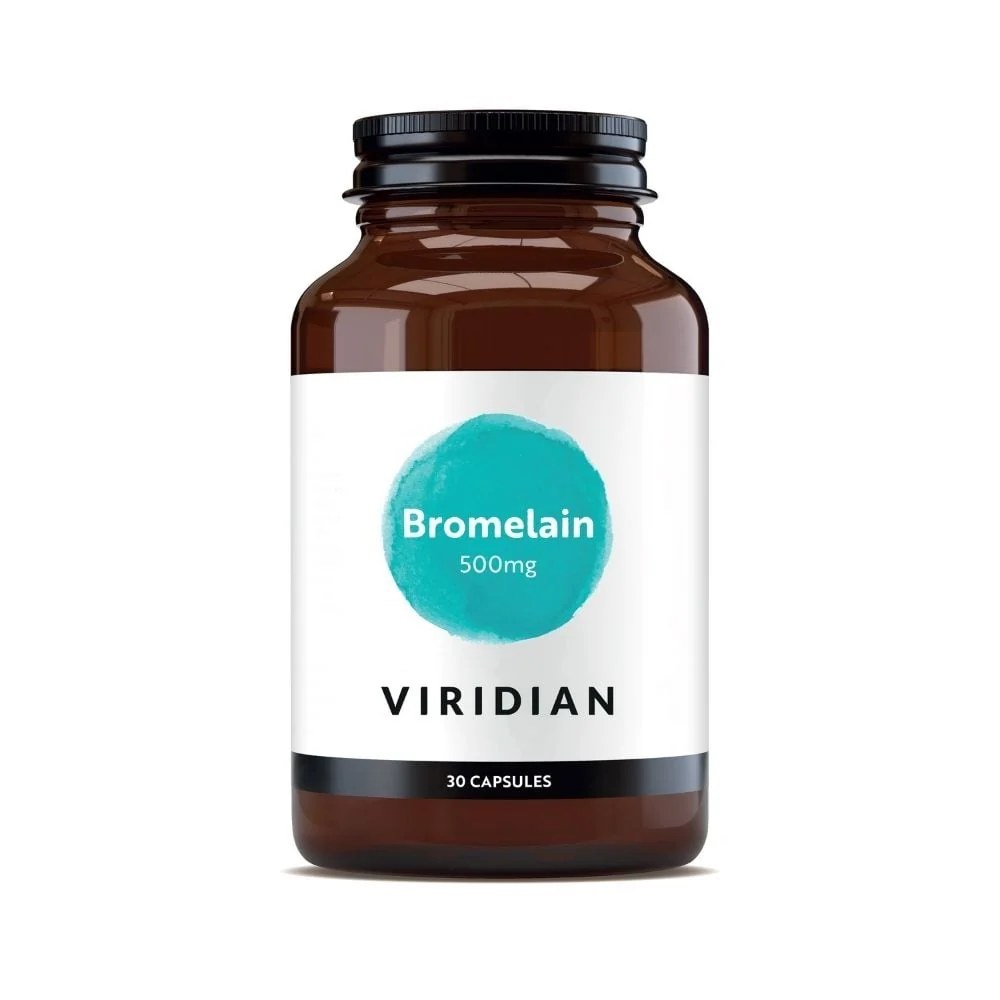 VIRIDIAN BROMELAIN 500MG VCAPS 30'S (2)