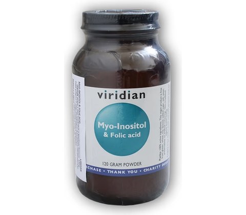 VIRIDIAN MYO-INOSITOL & FOLIC ACID 120GM (4)