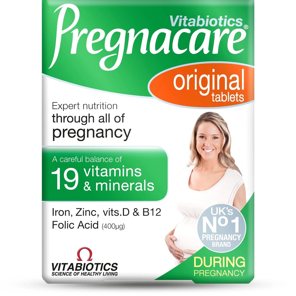 VITABIOTICS PREGNACARE ORIGINAL TABLETS 30'S(FULL PACK) (3)