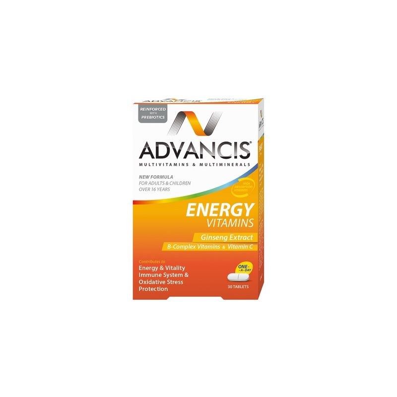ADVANCIS ENERGY VITAMINS TABLET 30'S (3)
