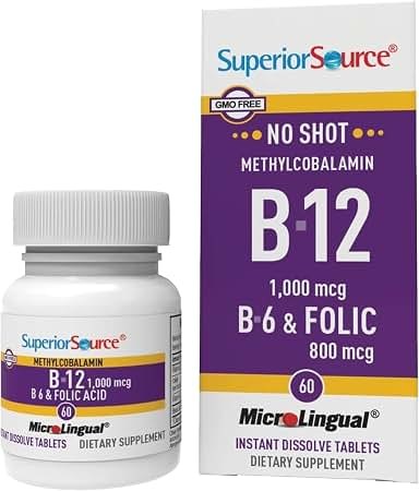 JAMIESON B6 + B12 FOLIC ACID TABS 110'S (3)
