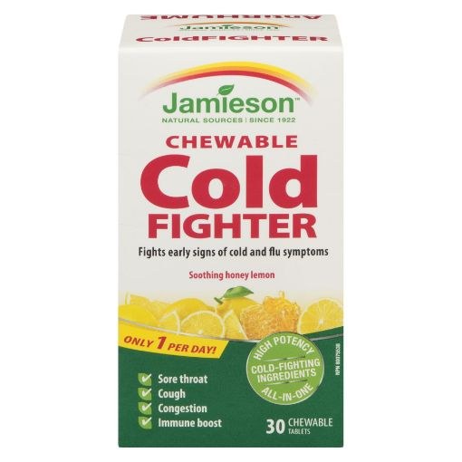 JAMIESON COLD FIGHTER CHEWABLE TABLETS 30'S (2)