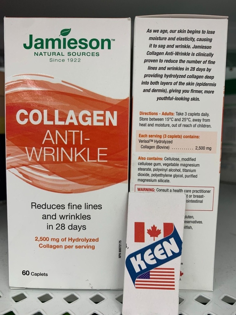 JAMIESON COLLAGEN ANTI-WRINKLES CAPS 60'S (3)