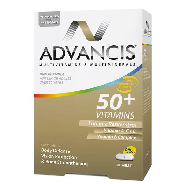 ADVANCIS SILVER VITAMINS 30TABS + 30CAPS (3)