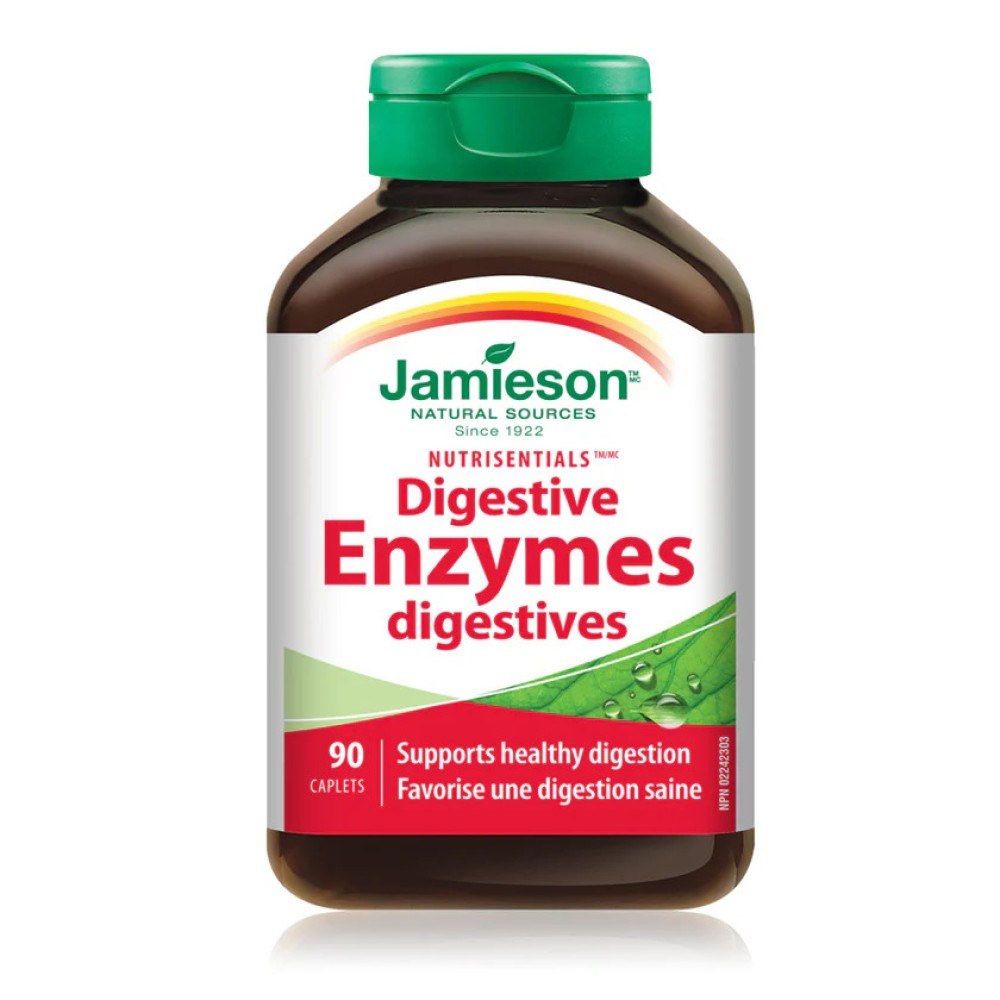 JAMIESON DIGESTIVE ENZYMES CAPLETS 90'S (2)
