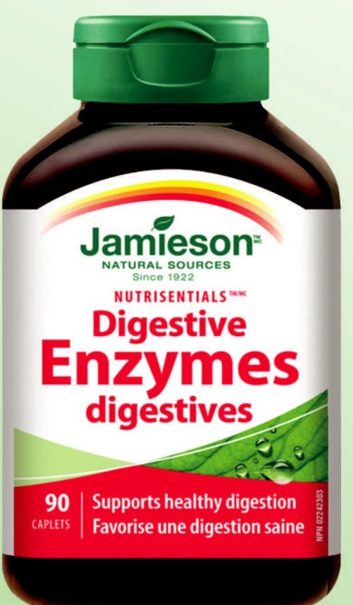 JAMIESON DIGESTIVE ENZYMES CAPLETS 90'S (4)
