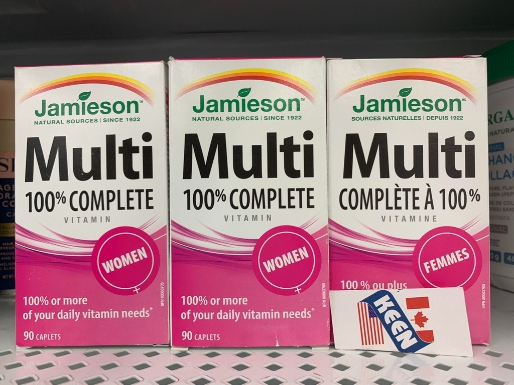 JAMIESON MULTI 100% COMPLETE WOMEN CAPSULES 90'S (2)