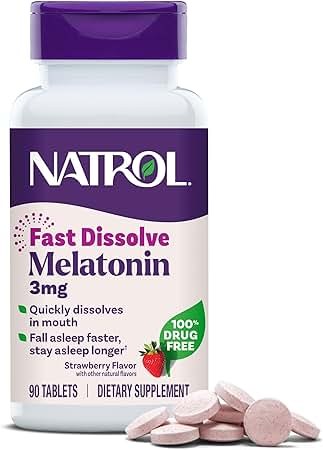 NATURAL FACTORS MELATONIN 3MG SUBTAB 90'S (4)