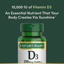 NATURE'S BOUNTY D3 125MCG (5000IU) R.RELEASE 150'S (2)