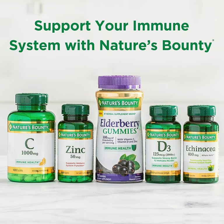 NATURE'S BOUNTY D3 50MCG (2000IU) R.RELEASE 150'S (2)