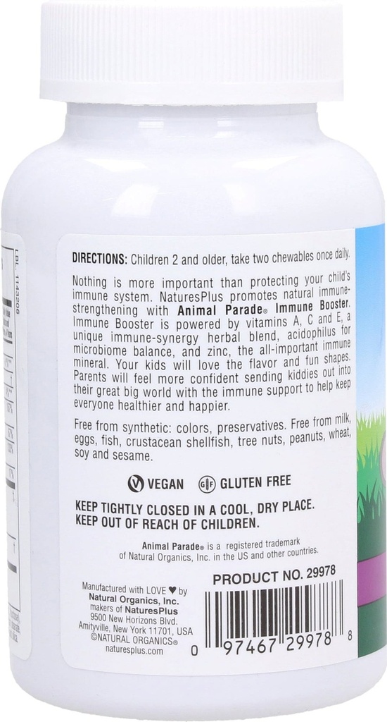 NATURES PLUS KIDS IMMUNE BOOSTER 90'S (4)