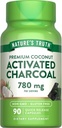 NATURE'S TRUTH ACTIVATED CHARCOAL 780MG CAPS 90'S (3)