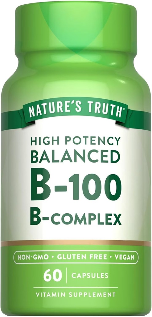 NATURE'S TRUTH B COMPLEX +C CAPS 100'S (3)