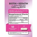 NATURE'S TRUTH BIOTIN+KERATIN -50'S (3)