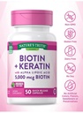NATURE'S TRUTH BIOTIN+KERATIN -50'S (4)