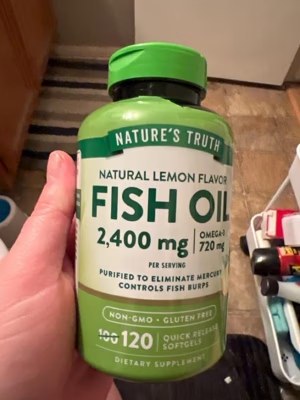 NATURE'S TRUTH FISH OIL ODORLESS 2400MG SOFTGELS 90'S (3)