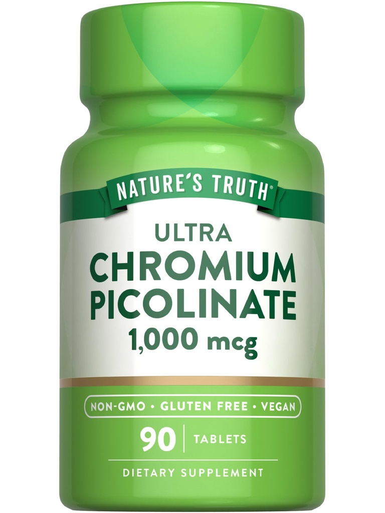 NATURE'S TRUTH GARCINIA CAMBOGIA+CHROMIUM PICOLINATE-90'S (4)