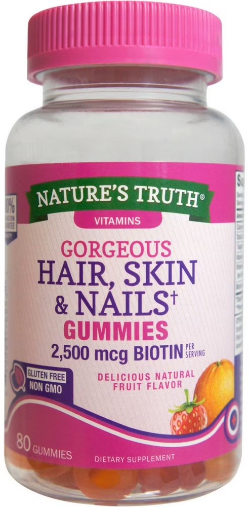 NATURE'S TRUTH HAIR, SKIN AND NAILS GUMMIES 80'S (3)