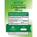 NATURE'S TRUTH L-THEANINE 200MG -60'S (3)