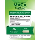 NATURE'S TRUTH MACA 1600MG 60'S CAPS (2)