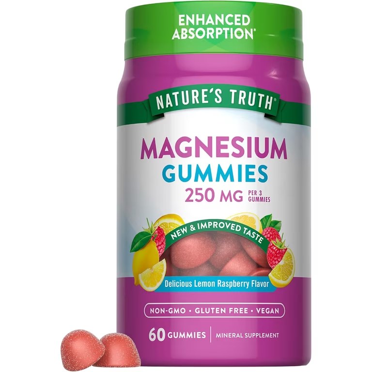 NATURE'S TRUTH MAGNESIUM GLYCINATE GUMMIES 60'S (4)