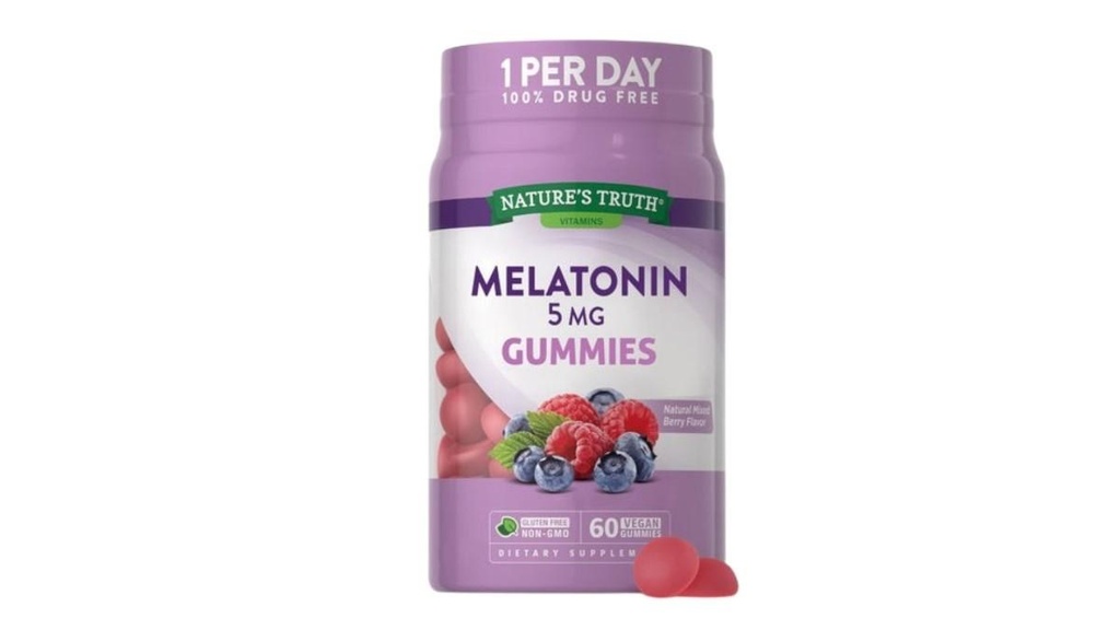 NATURE'S TRUTH MELATONIN 5MG GUMMIES 60'S (2)