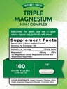 NATURE'S TRUTH TRIPLE MAGNESIUM COMPLEX 420MG -100'S (3)