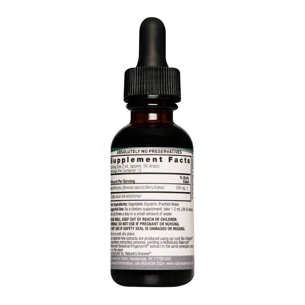 NATURES'S ANSWER SAW PALMETTO 30ML (3)