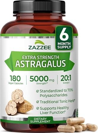 NOW ASTRAGALUS 500MG 100CAPS (3)
