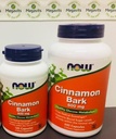 NOW CINNAMON BARK 600MG CAPS (3)