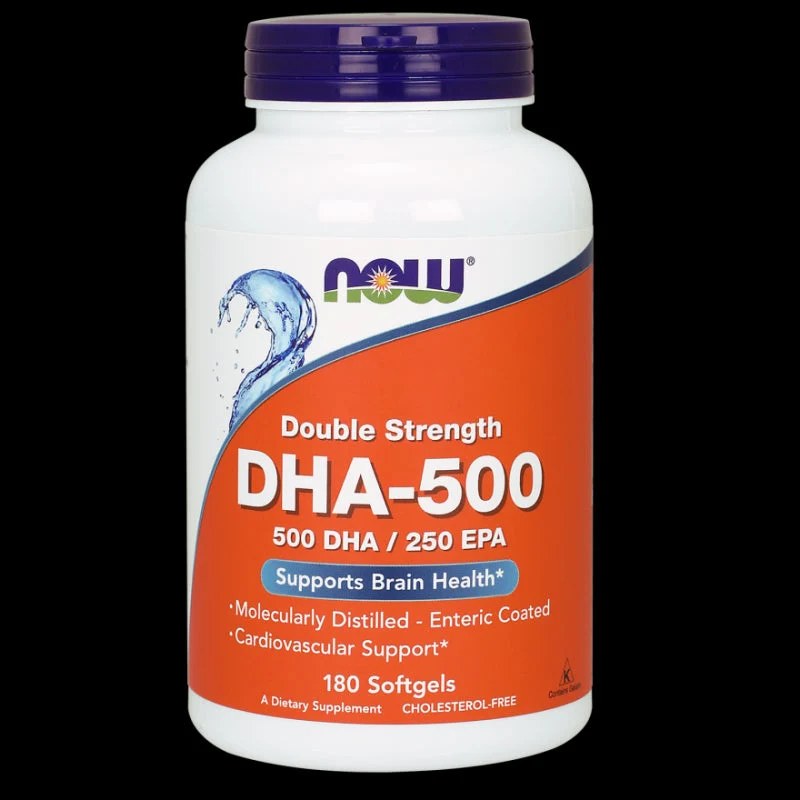 NOW DHA 500MG CAPS 180 (4)