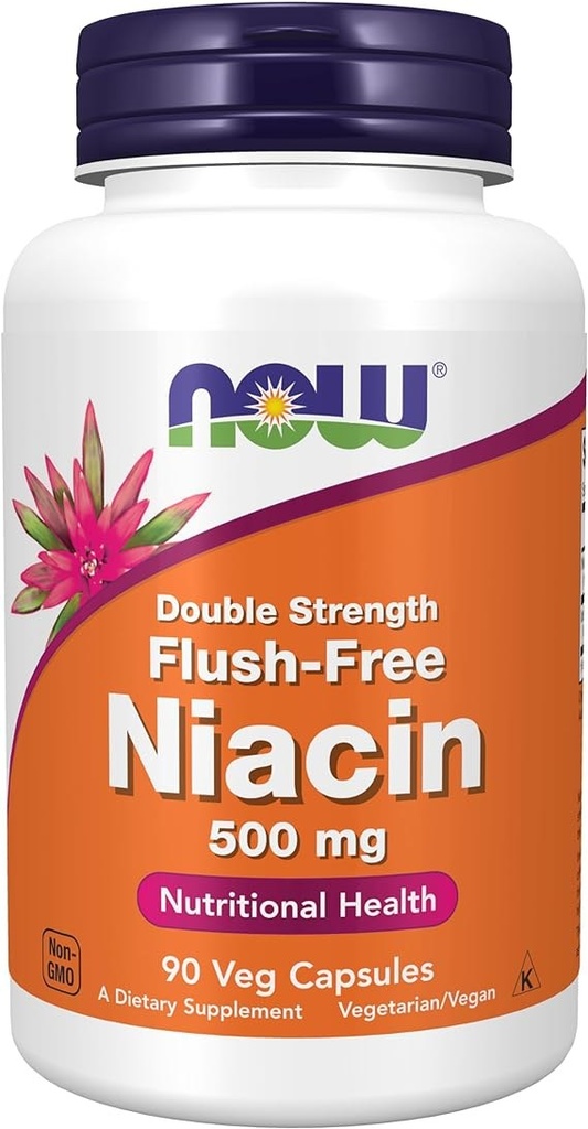 NOW FLUSH FREE NIACIN (VIT. B3] 90'S (2)