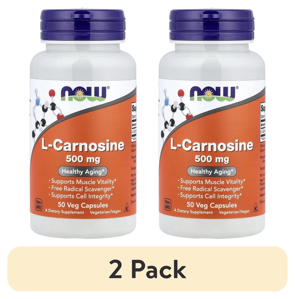 NOW L CARNOSINE 500MG CAPS 50'S (2)