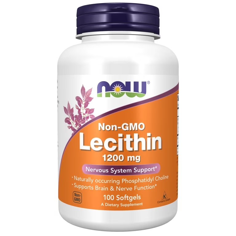 NOW LECITHIN CAPS 1200MG 100'S (3)