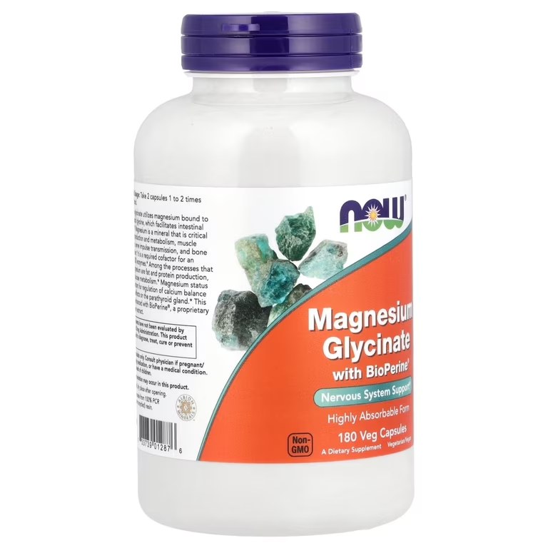 NOW MAG. GLYCINATE TABS 180S (4)