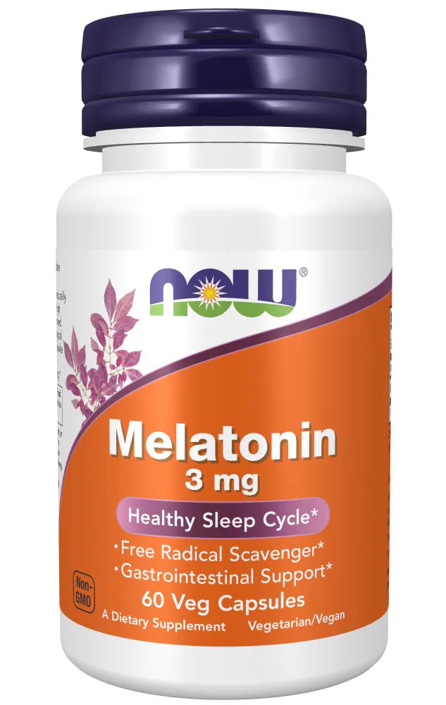 NOW MELATONIN 3MG 60'S (2)