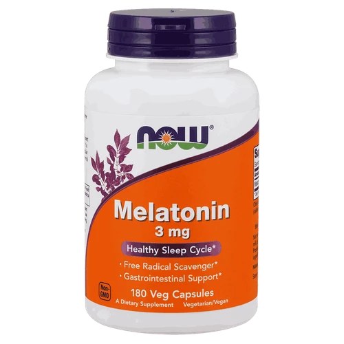 NOW MELATONIN 3MG 60'S (3)