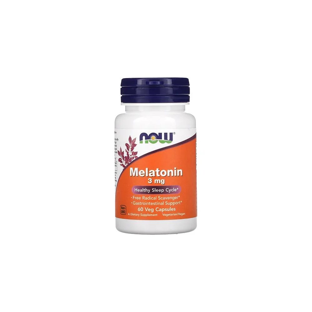 NOW MELATONIN 3MG 60'S (4)