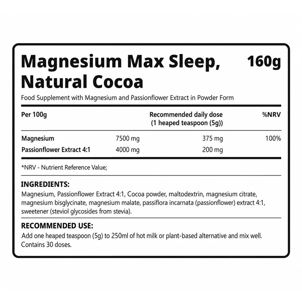 BETTER YOU MAGNESIUM SLEEP COCOA 160G (2)