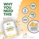 NOW NH VITAMIN D3 4000IU SOFTGEL CAPS 365'S (2)