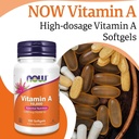 NOW VITAMIN A CAPS 100'S 10000 IU (3)