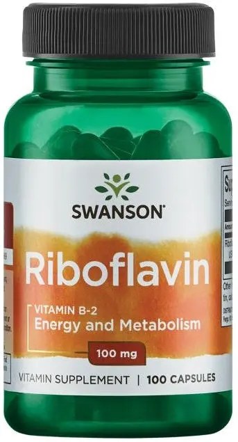 NOW VITAMIN B2 RIBOFLAVIN CAPS 100S (3)