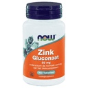 NOW ZINC GLUCONATE 50MG TABS 100'S (3)