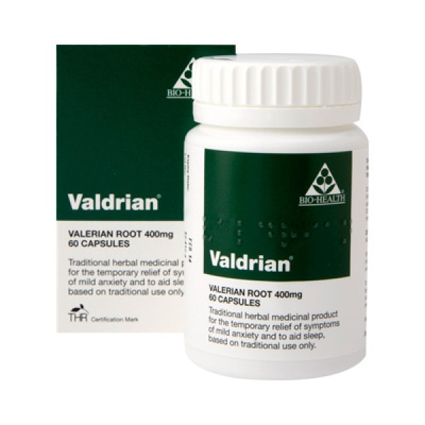 BIO HEALTH VALDRIAN VALERIAN ROOT CAPS 60'S (4)