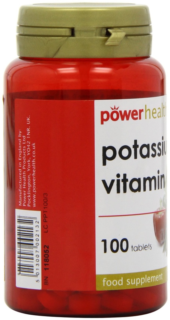 POWER HEALTH POTASSIUM 200 TABS 100S (2)