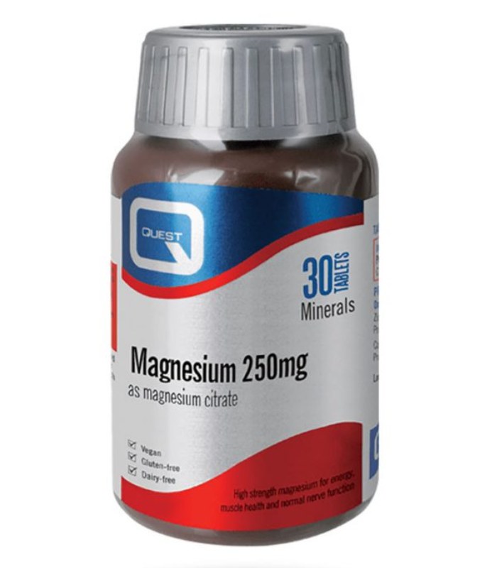 QUEST MAGNESIUM CITRATE 250MG TABS 30'S (2)